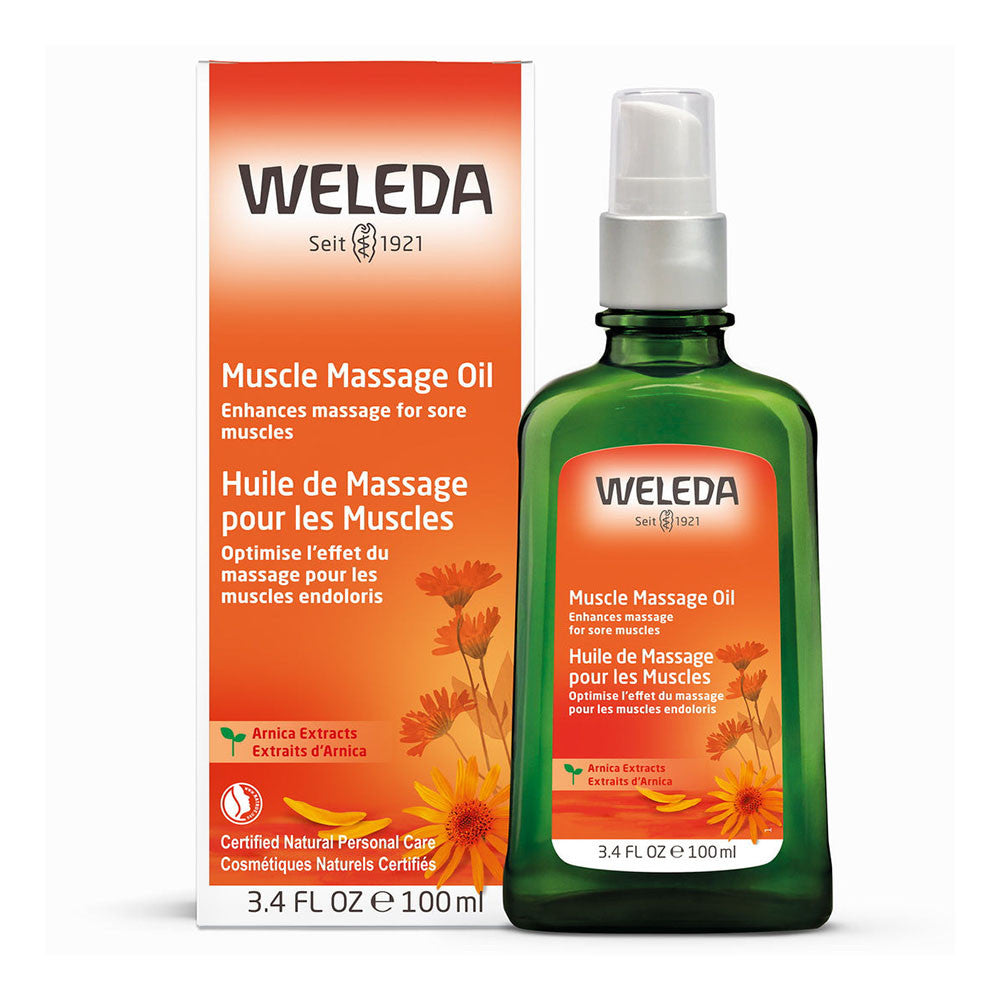 Weleda Arnica Massage Oil, 3.4 Oz